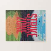 Baseball-Schlagzone Puzzle (Horizontal)