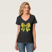 Baseball-Schleife T-Shirt (Vorderseite Vollansicht)