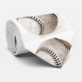 Baseball-Schlips Krawatte (Gerollt)