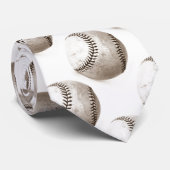Baseball-Schlips Krawatte (Gerollt)