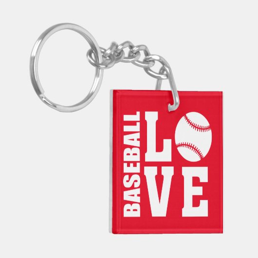 Baseball Schlüsselanhänger (Vorderseite links)