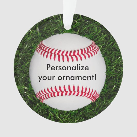 Baseball-Schmuck Ornament (Vorderseite)