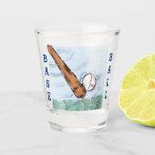 BASEBALL SCHNAPSGLAS (Vorderseite)