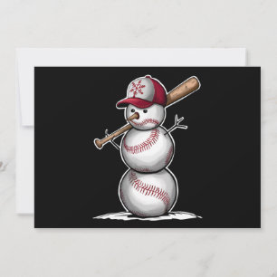 Baseball-Schneemann-Bälle Schnee Weihnachten Xmas-