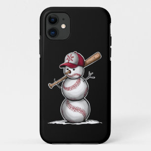 Baseball Schneemann Kugeln Schnee Weihnachten Xmas Case-Mate iPhone Hülle