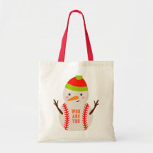 Baseball-Schneemann-Tasche