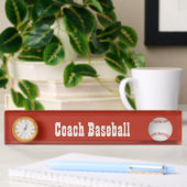 Baseball-Schreibtischkennzeichen Namensplakette