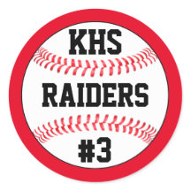 Baseball-Schulbriefe, Teamname und Spielernummer