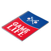 Baseball-Schule Notizblock (Linke Seite)