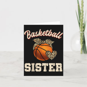 Baseball-Schwester-Bandana-Leoparden-Herz-Fans-Müt Karte