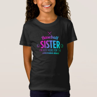 Baseball-Schwester-Shirt - Zugeständnis-Stand T-Shirt