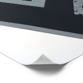 Baseball scoreboard 2 poster (Ecke)