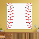 Baseball Seams Sportstil Baseball Thema Leinwanddruck (Insitu (Wohnzimmer))