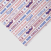 Baseball Seidenpapier (Ausschnitt)