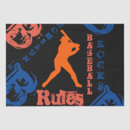 BASEBALL SEIDENPAPIER