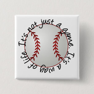 Baseball-sein nicht gerade ein Spiel Button