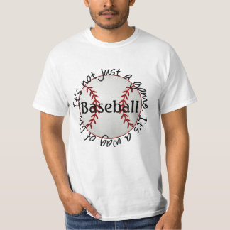 Baseball-sein nicht gerade ein Spiel T-Shirt