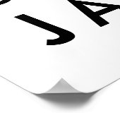 Baseball Senior Abschluss Poster (Ecke)