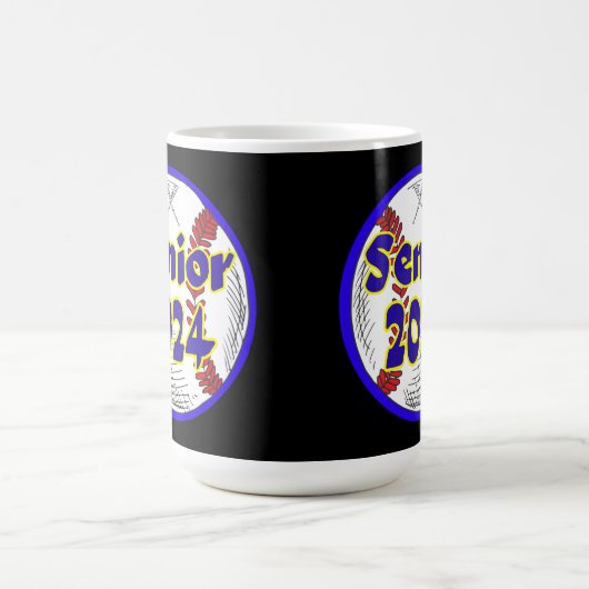 Baseball Senior Class 2024 Kaffeetasse (Mittel)