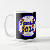 Baseball Senior Class 2024 Kaffeetasse (Links)