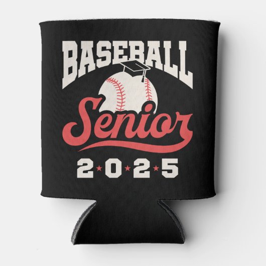Baseball Senior Class 2025 Dosenkühler (Vorderseite)