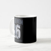 Baseball Senior-Mutter 2026 letztes Inning Mama-Kl Kaffeetasse (Vorderseite Links)