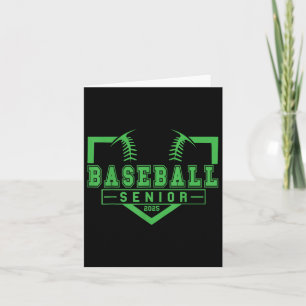 Baseball Senior Night Baseball Senior 2025 Graduat Karte