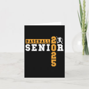 Baseball Senior Night Baseball Senior 2025 Graduat Karte