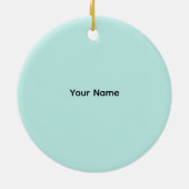 Baseball-Serenity-Gebet Keramik Ornament (Hinten)