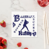 Baseball Serviette (Beispiel)