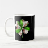 Baseball Shamrock St Patrick's Day Clover With Bas Kaffeetasse (Links)
