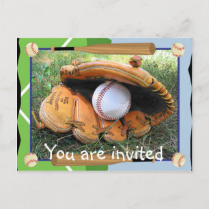 Baseball Sie sind eingeladene Postkarten