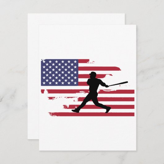 Baseball Silhouette Baseball (Vorne/Hinten)