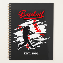 Baseball Silhouette Graphic Design – EST. 1992 Planer