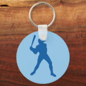 Baseball-Silhouette Schlüsselanhänger (Vorderseite)