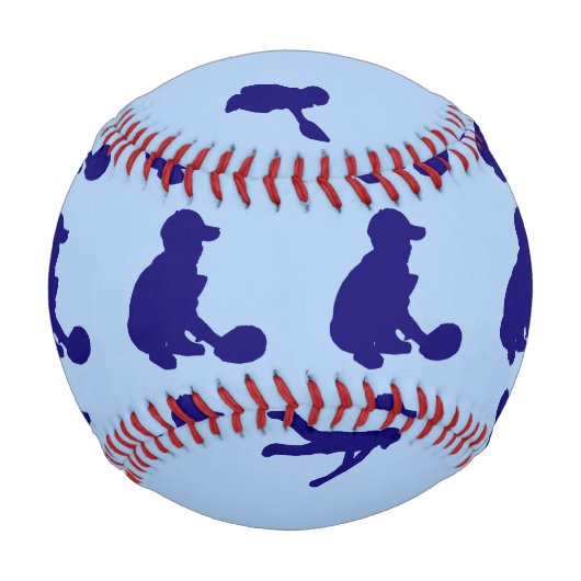 Baseball-Silhouetten Baseball (Vorderseite)