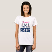 Baseball Sister Funny T-Shirt (Vorne ganz)