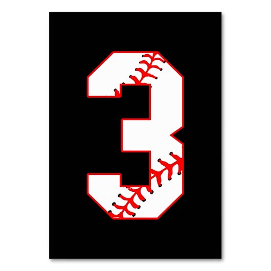 Baseball Sister Ich bin gerade für Nummer 3 hier Tischnummer (Vorderseite)