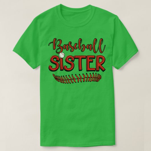 Baseball Sister T-Shirt (Design vorne)