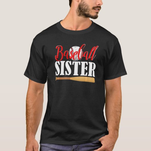 Baseball sister   T-Shirt (Vorderseite)