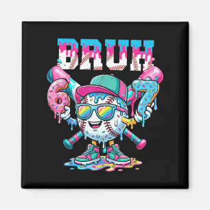 Baseball Six Seven 67 6 7 Meme Lustig Jungen Eiscr Magnet