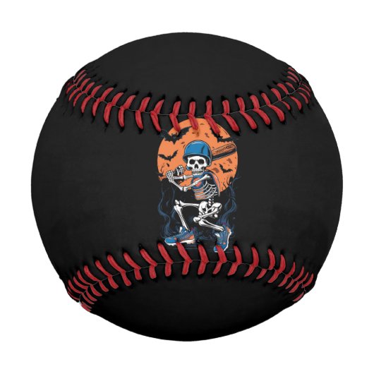 Baseball Skeleton Halloween Baseball Halloween (Vorderseite)