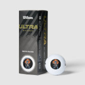 Baseball Skeleton Halloween Baseball Halloween Golfball (Verpackungen)