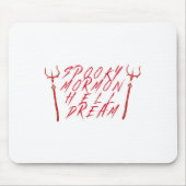 Baseball Skeleton Halloween Men Boys Baseball Hall Mousepad (Vorne)