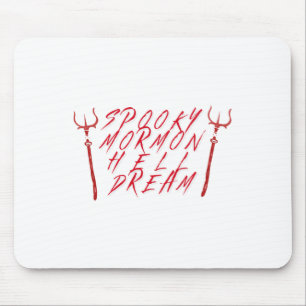 Baseball Skeleton Halloween Men Boys Baseball Hall Mousepad