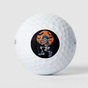Baseball-Skelett Halloween Baseball Halloween Golfball