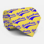 Baseball-Skript in blau Krawatte (Gerollt)