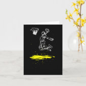 Baseball Slam Dunk Karte (Gelbe Blume)