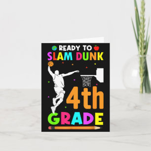 Baseball Slam Dunk letzter Schultag vierte Klasse Karte
