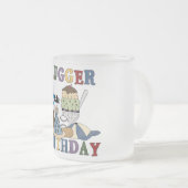 Baseball Slugger 4. Geburtstag Mattglastasse (VorderseiteRechts)